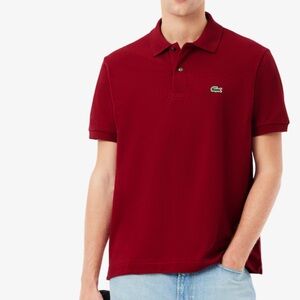 Lacoste Men's Burgundy Polo Shirt